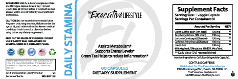 Daily Stamina (Fat Burner)