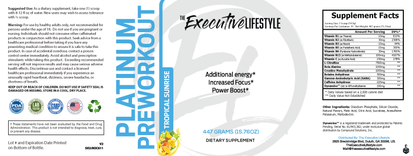 Platinum Pre-Workout