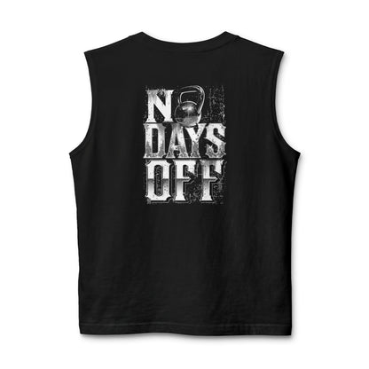 No Days Off Muscle Tank — Kettlebell Fitness Tank Top