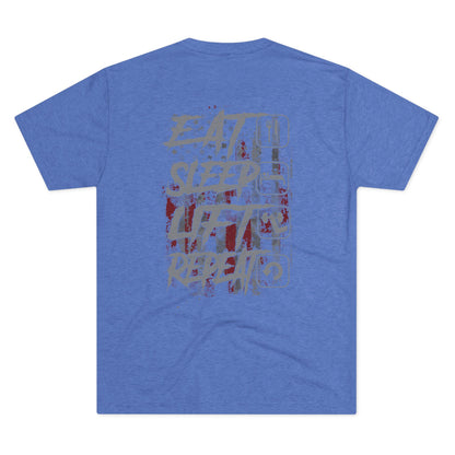 Eat Sleep Lift Repeat Tee — Weightlifting Gym Shirt