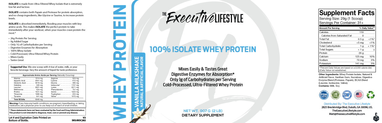 100% Whey Isolate Protein