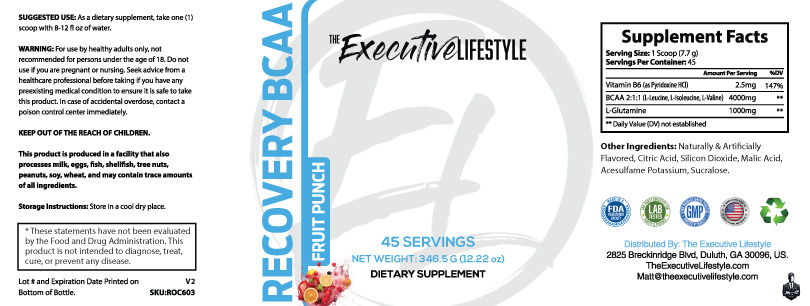 Recovery BCAA